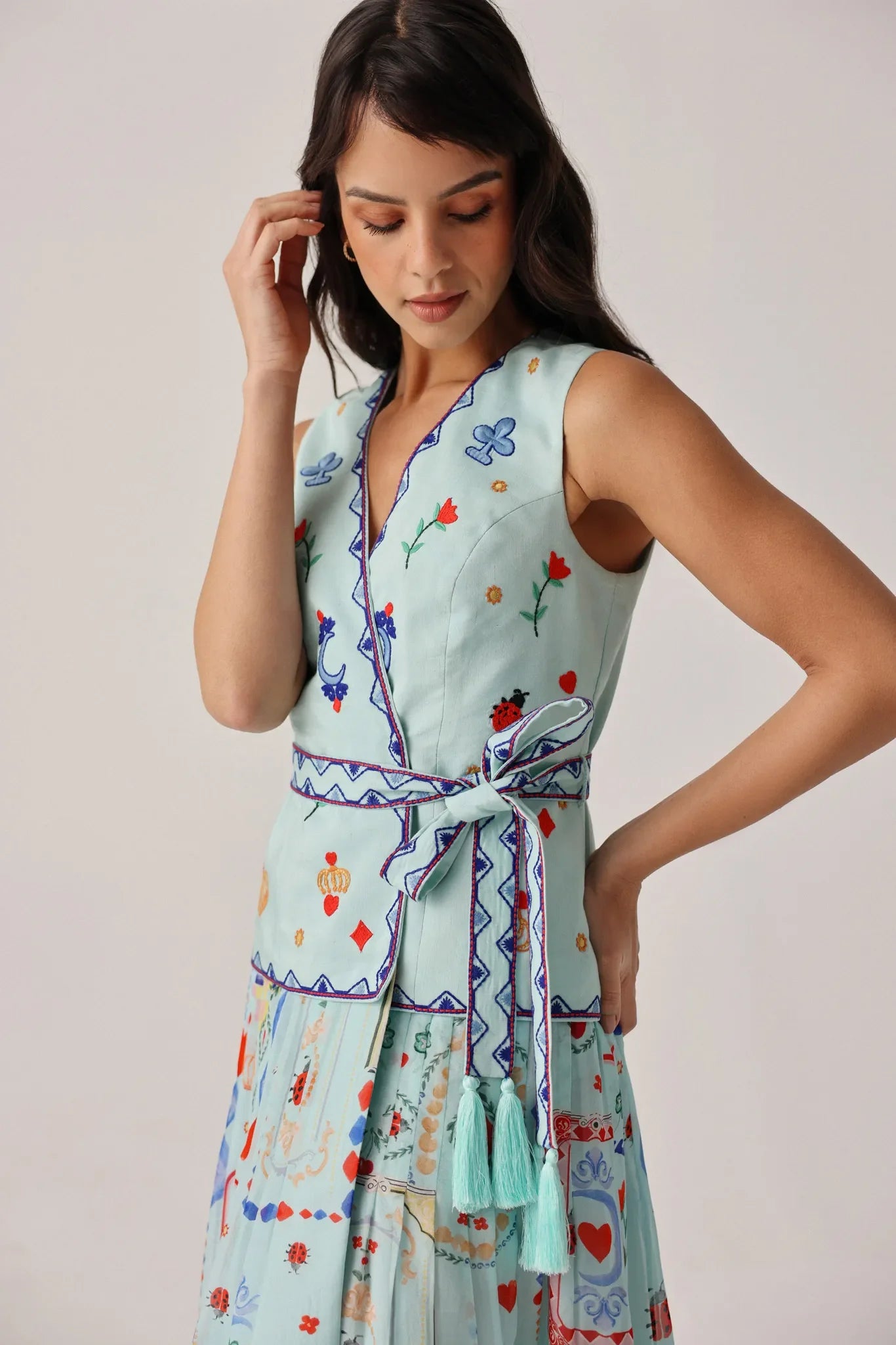 Tarot Print Avery Maxi Dress - NOIB