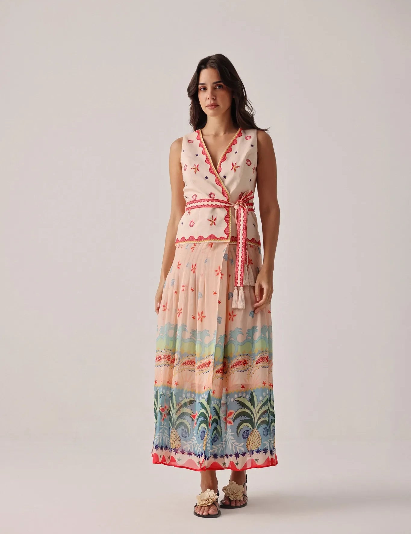 Ananas Print Avery Maxi Dress - NOIB