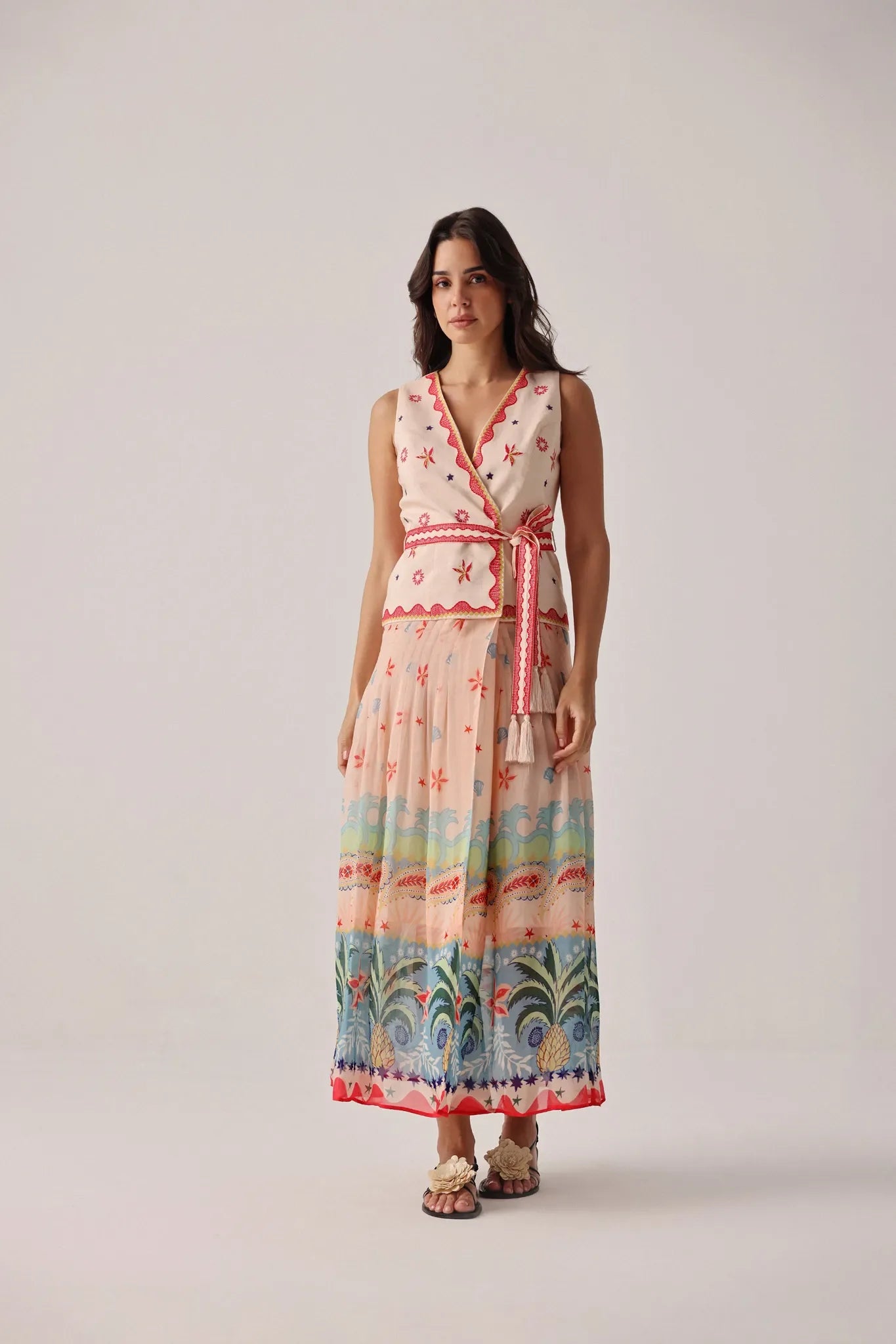 Ananas Print Avery Maxi Dress - NOIB