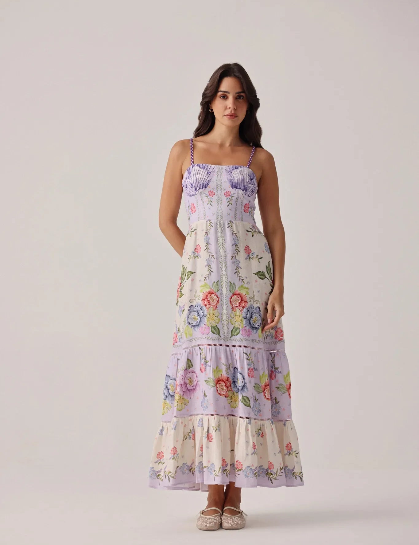 Bloom Print Ruby Maxi Dress - NOIB