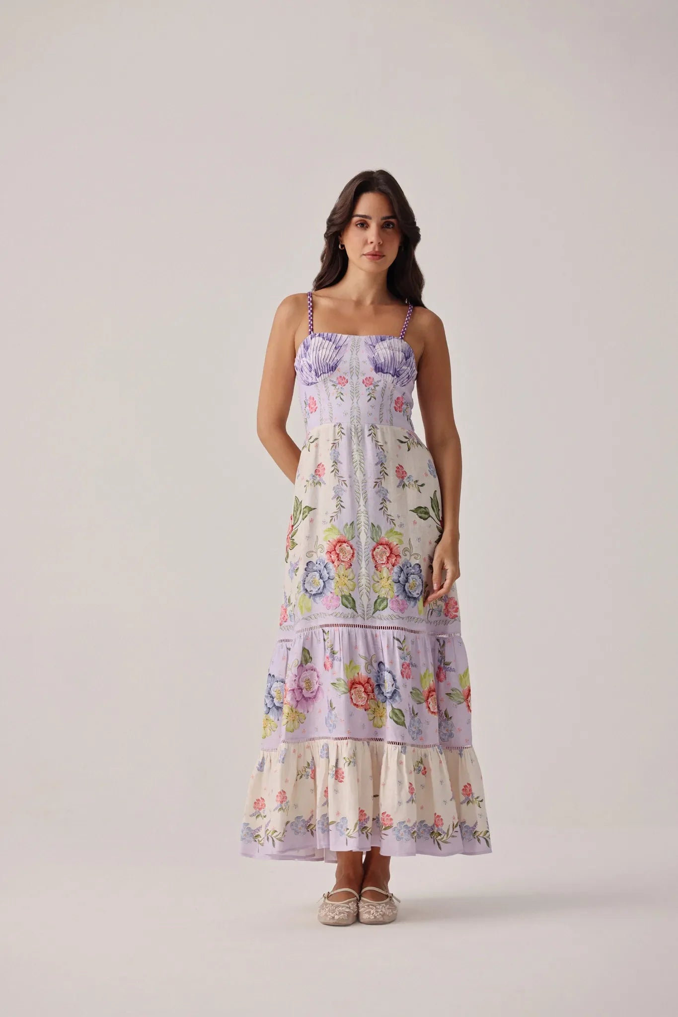Bloom Print Ruby Maxi Dress - NOIB