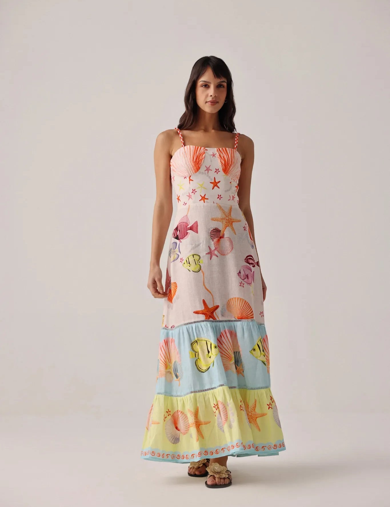 Seaborn Print Ruby Maxi Dress - NOIB