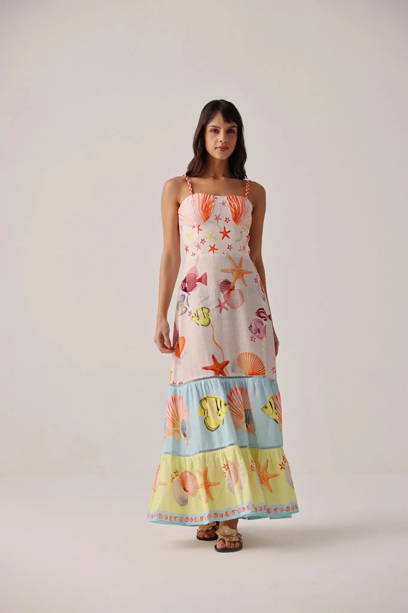 Seaborn Print Ruby Maxi Dress - NOIB