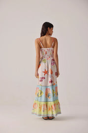 Seaborn Print Ruby Maxi Dress - NOIB