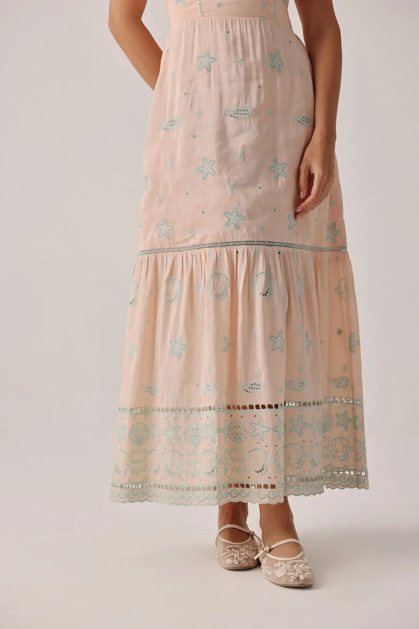Ruby Maxi Dress - Peach