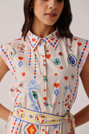 Tarot Print Vega Maxi Dress - NOIB