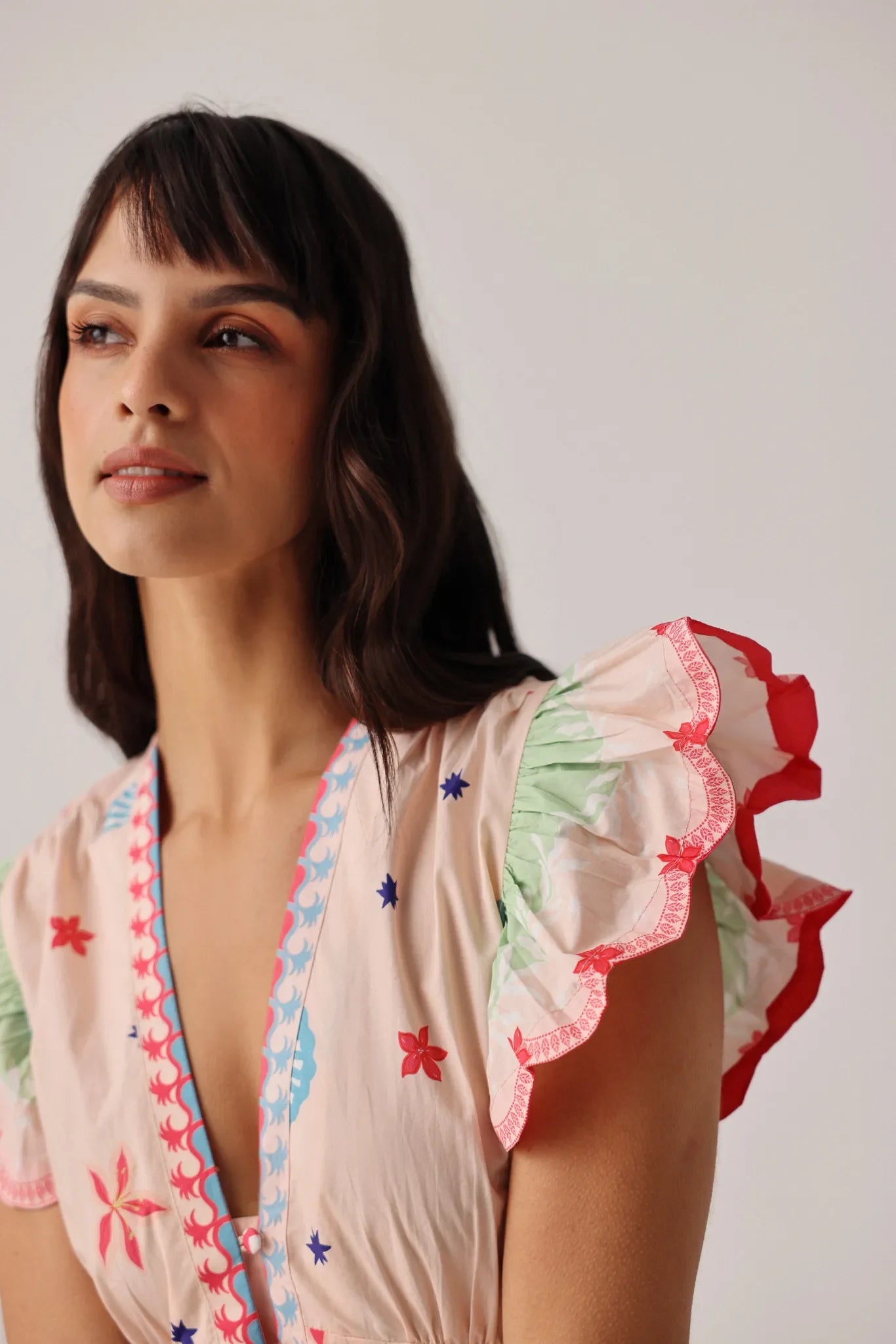 Ananas Print Estella Maxi Dress - NOIB