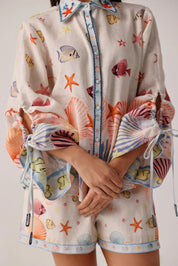 Resort Ready Printed Oversized Shirts - NOIB