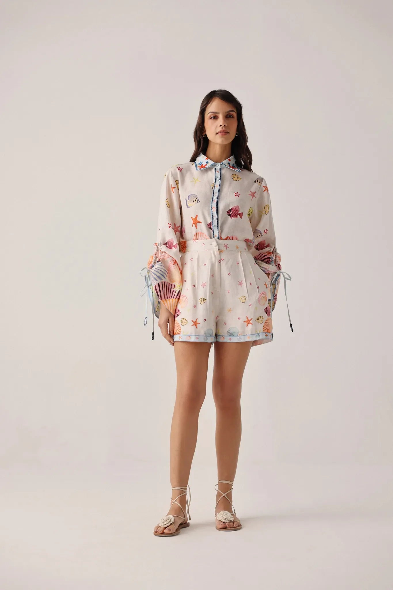 Seaborn Print Mia Shorts - NOIB