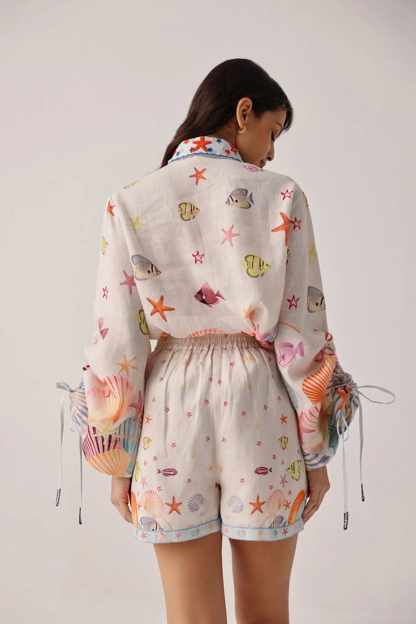 Seaborn Print Mia Shorts - NOIB