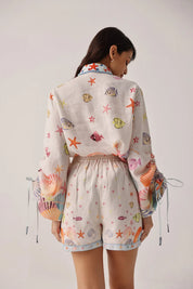 Seaborn Print Mia Shorts - NOIB