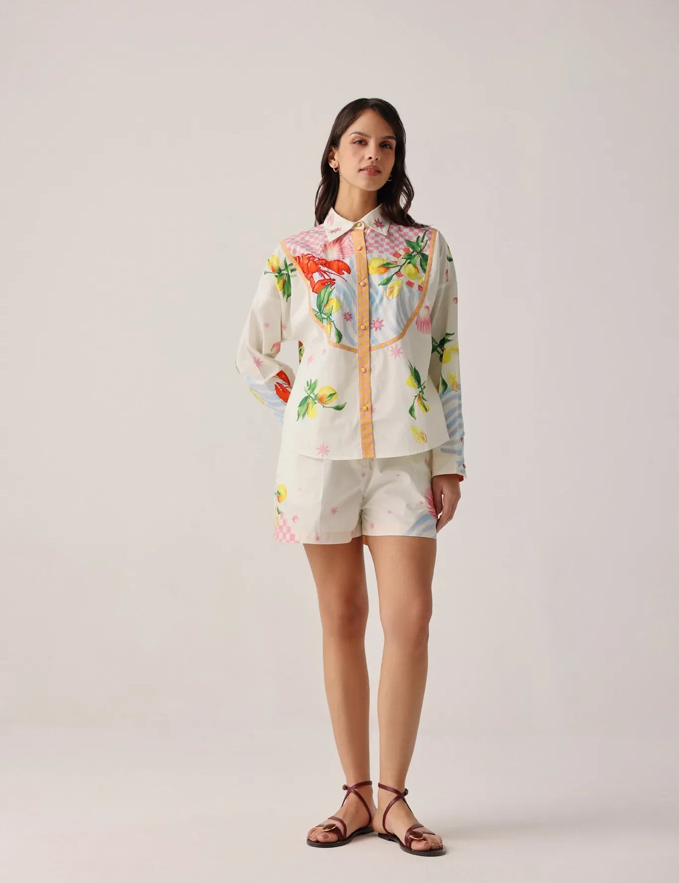 Collared Printed Shirt - NOIB