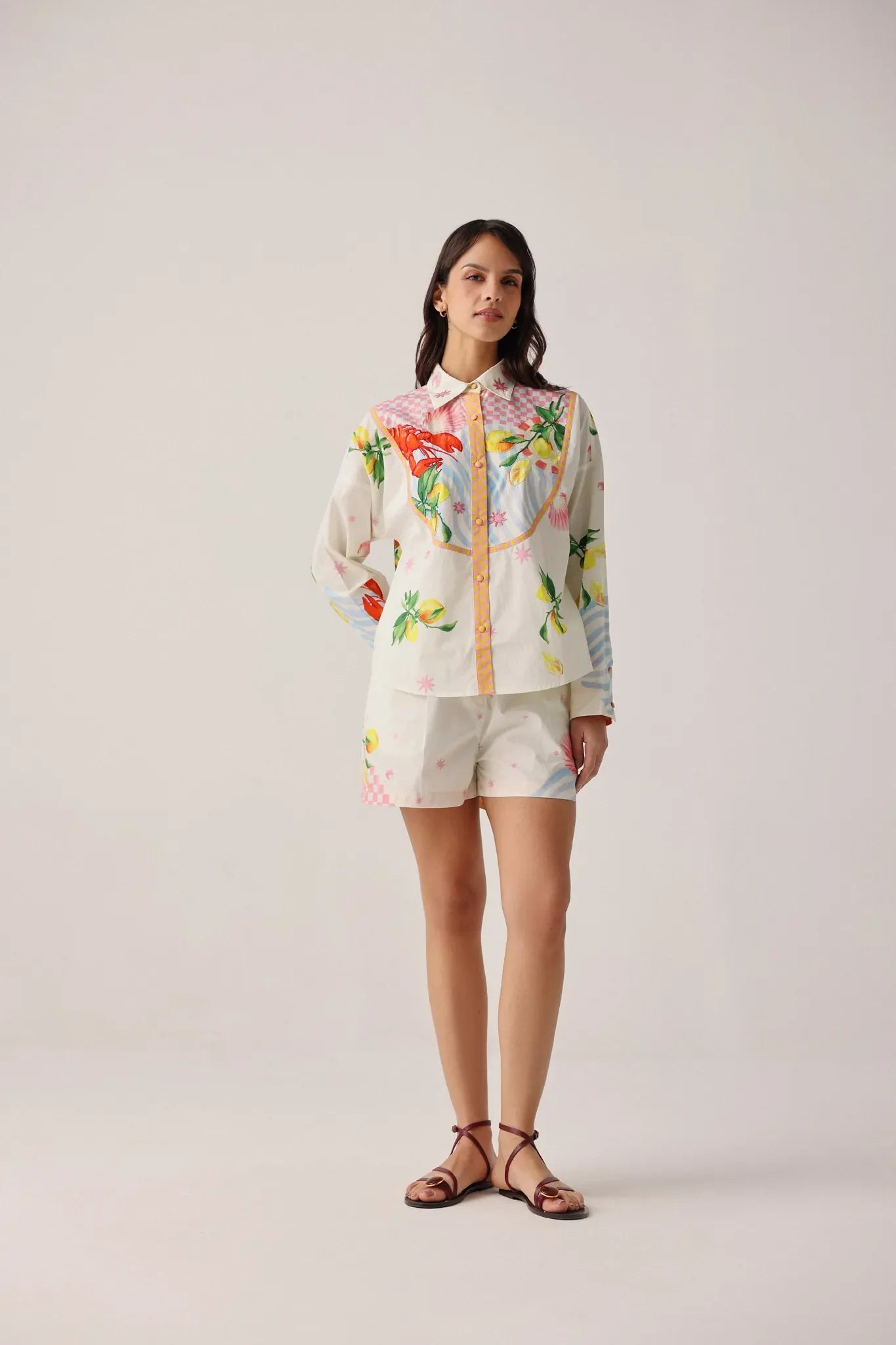 Collared Printed Shirt - NOIB