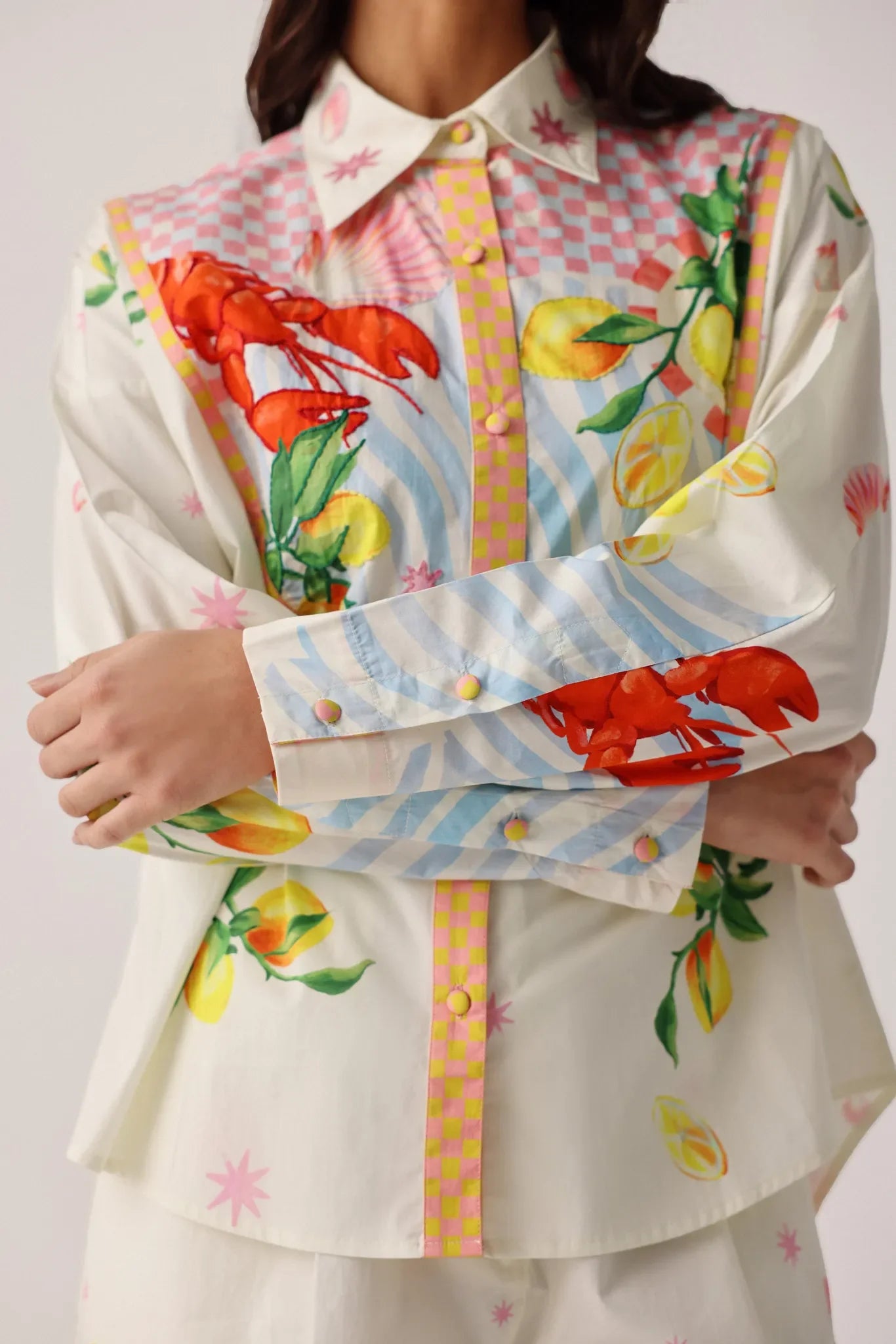 Collared Printed Shirt - NOIB