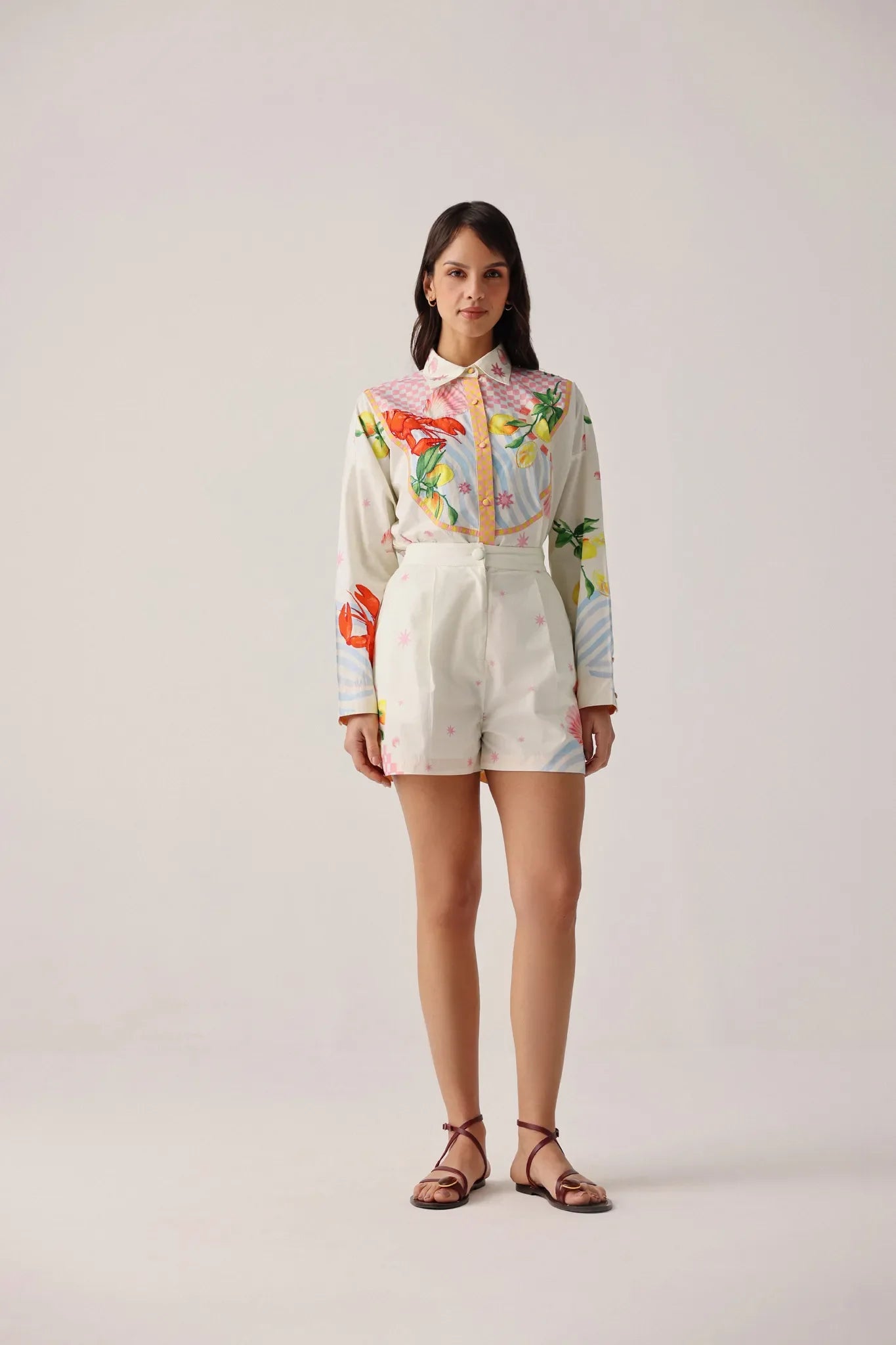 Summer Zest Seaborn Printed Beach Shorts - NOIB