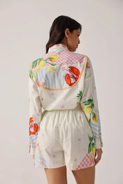 Summer Zest Seaborn Printed Beach Shorts - NOIB