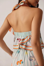 Hazel Halter-Neck Top - NOIB