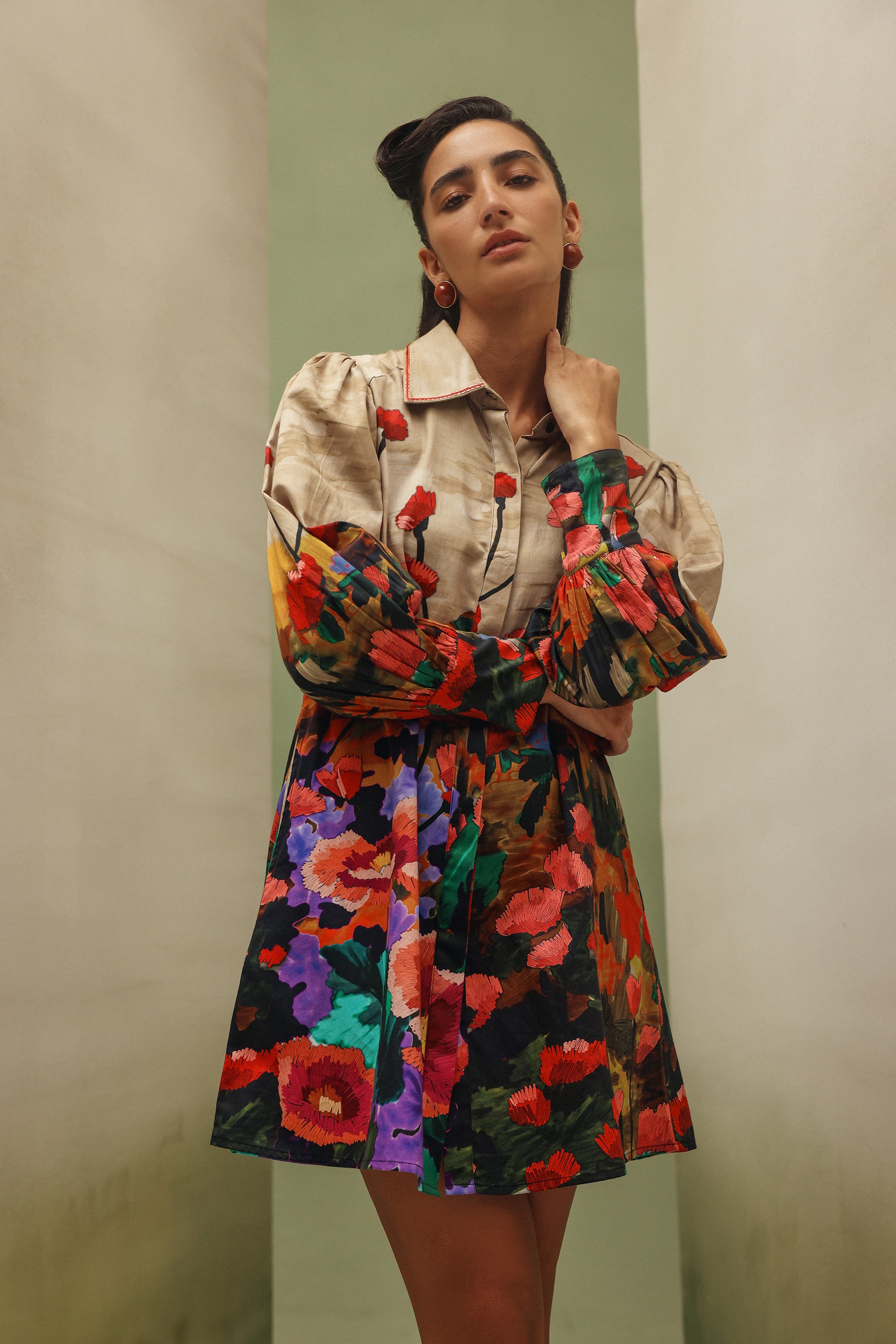 Thais Mini Dress - Highland