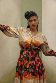Celia Midi Dress - Highland