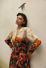 Celia Midi Dress - Highland