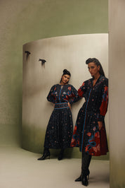 Celia Midi Dress - Garden Dancers