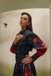 Celia Midi Dress - Garden Dancers