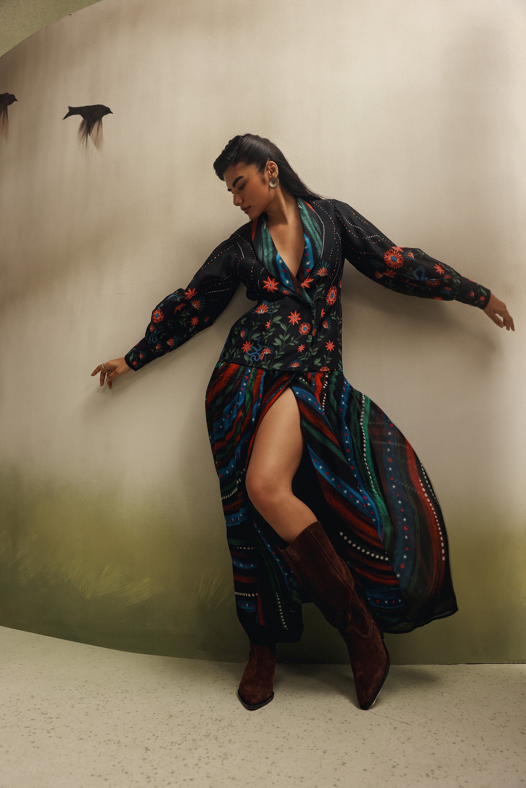 Avery Maxi Dress - Garden Dancers
