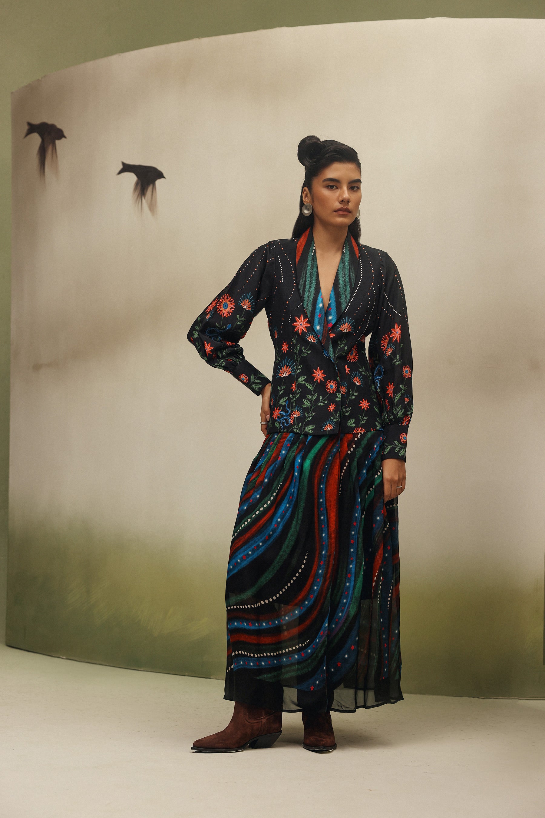 Avery Maxi Dress - Garden Dancers
