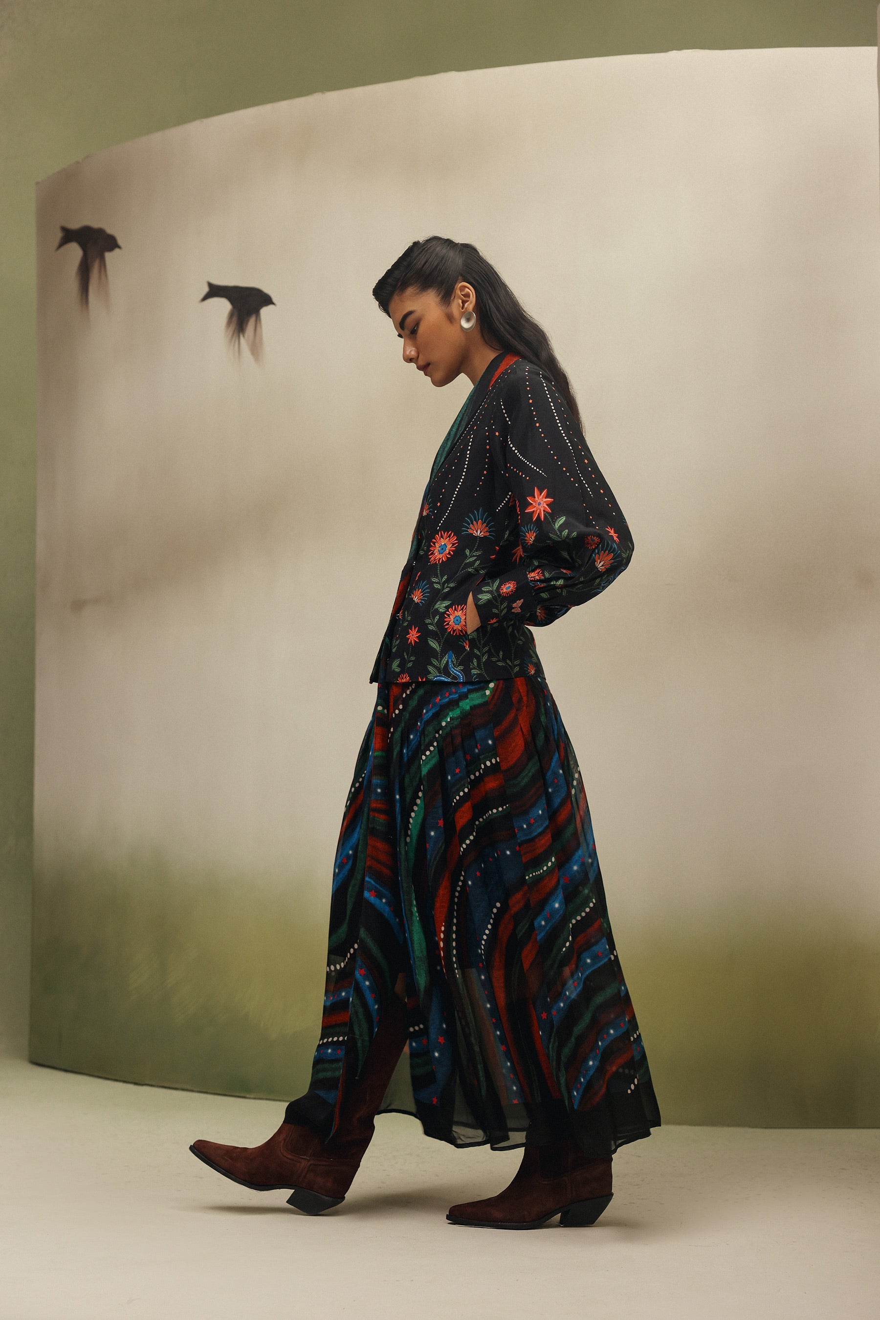 Avery Maxi Dress - Garden Dancers