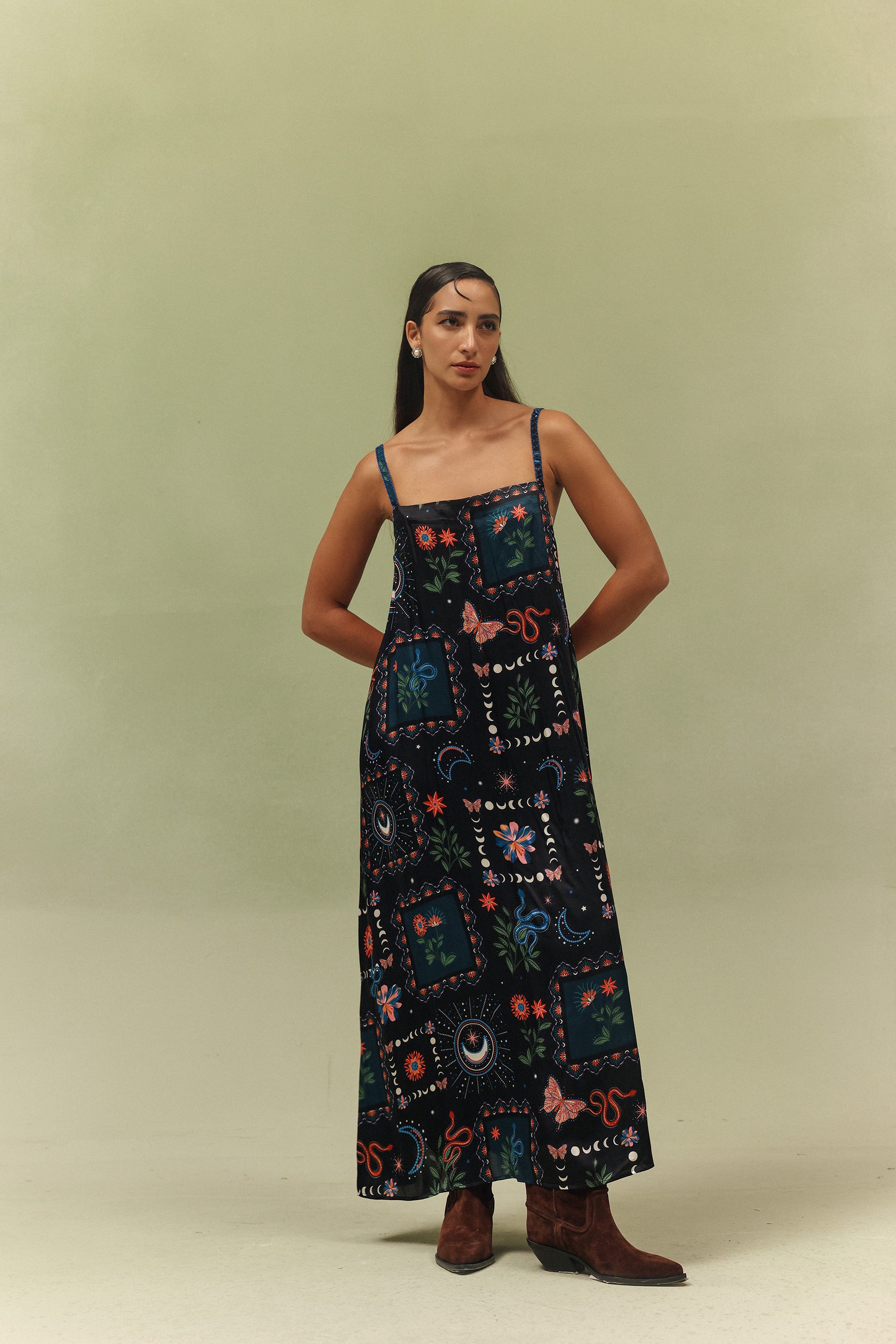 Liza Maxi Dress - Garden Dancers