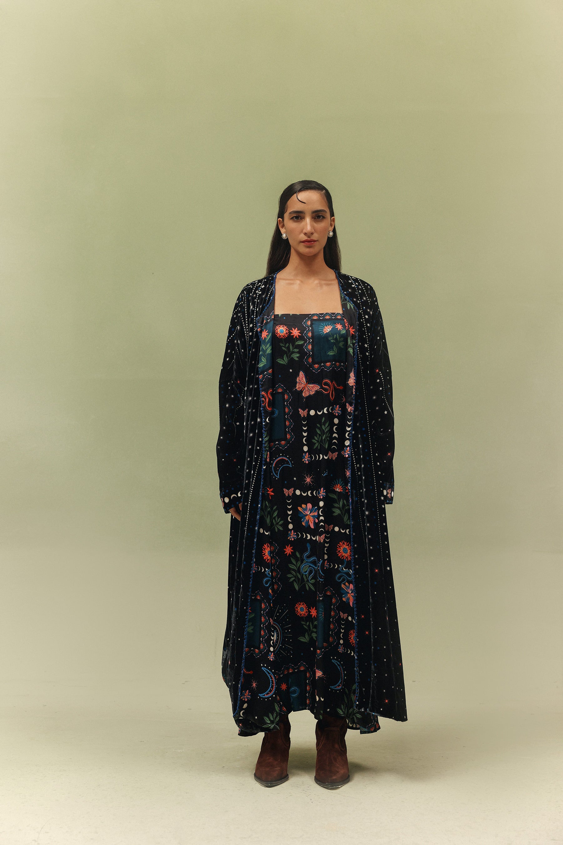 Liza Maxi Dress - Garden Dancers