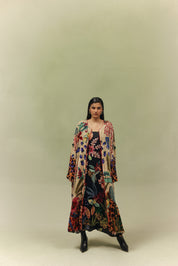 Demi Poncho (Long) - Wildflower