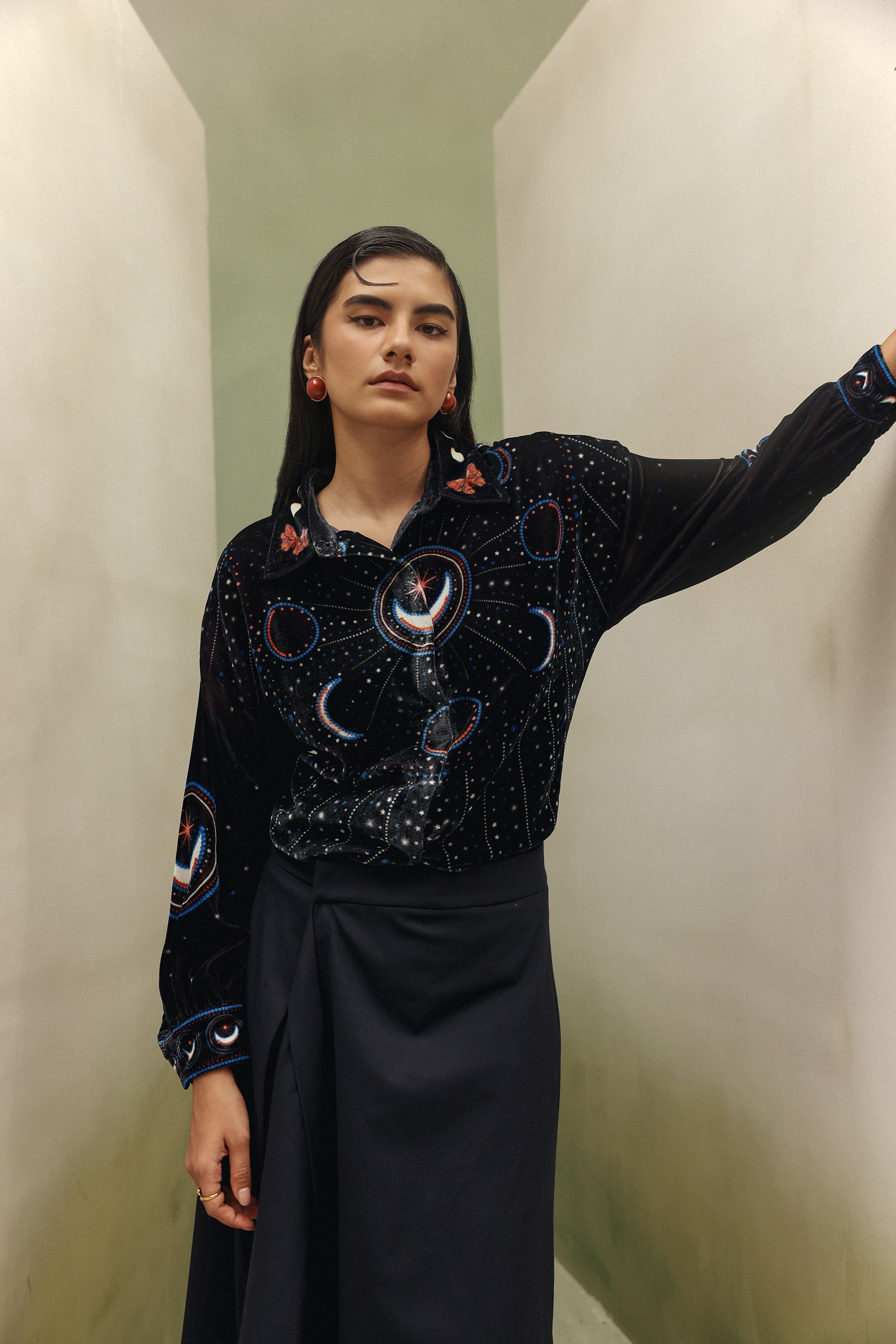 Aurea Shirt & Ivy Skirt -  Shooting Stars