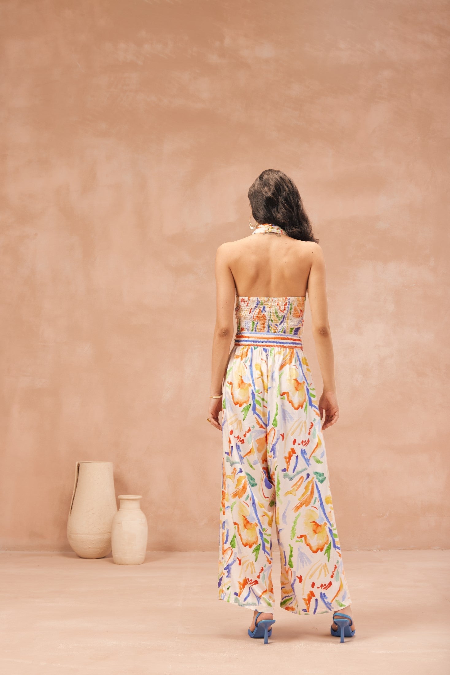 Paloma Jumpsuit - Brushstroke
