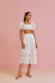 Zoe Skirt - White