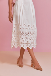 Zoe Skirt - White
