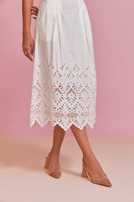Zoe Skirt - White