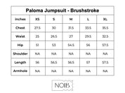 Paloma Jumpsuit - Brushstroke