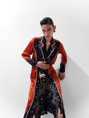 Nocturnal Jungle Willow Maxi Dress