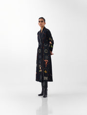 Postcards & Petals Print Willow Maxi Dress