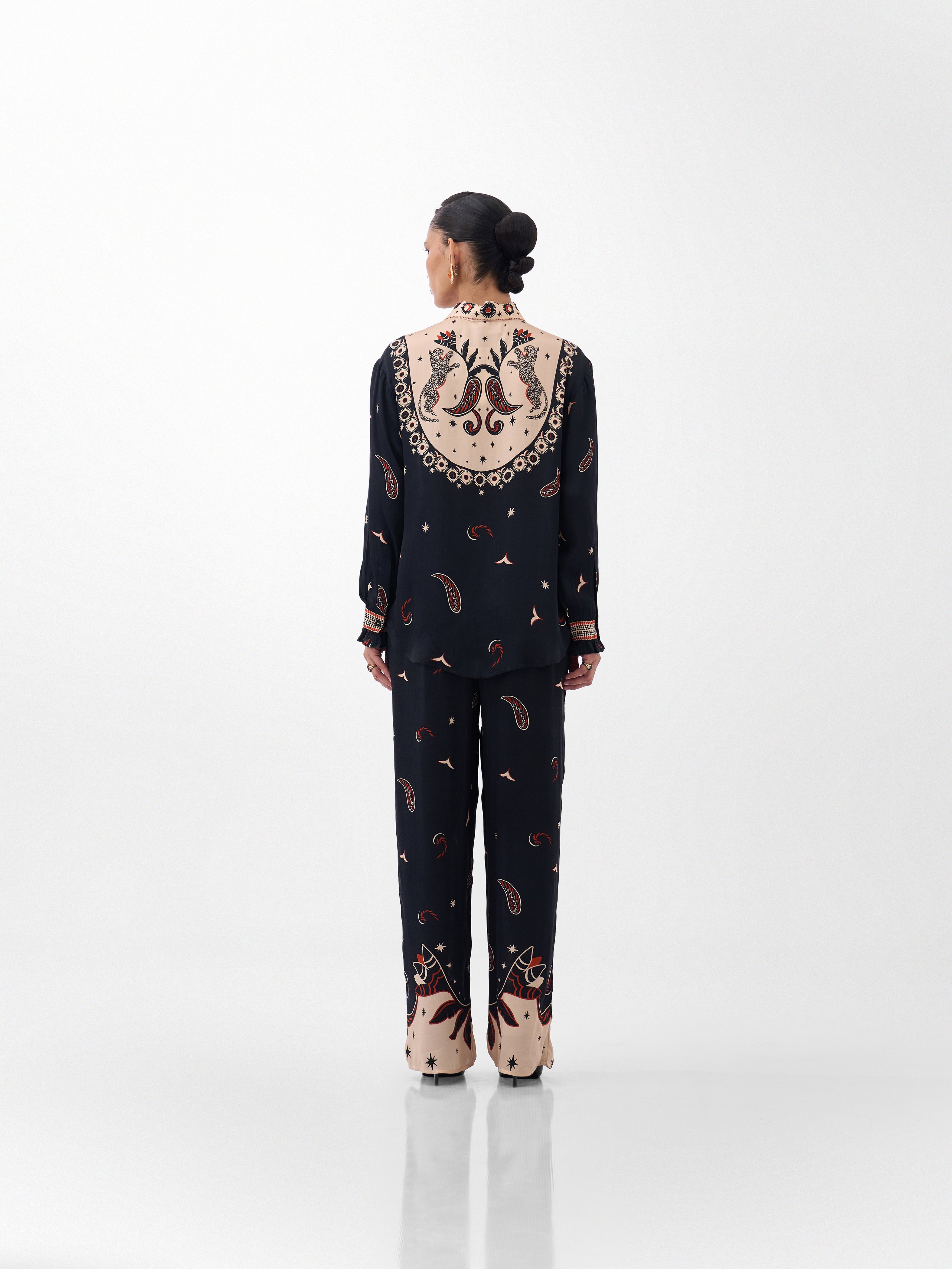 Nocturnal Jungle Print Iris Shirt 