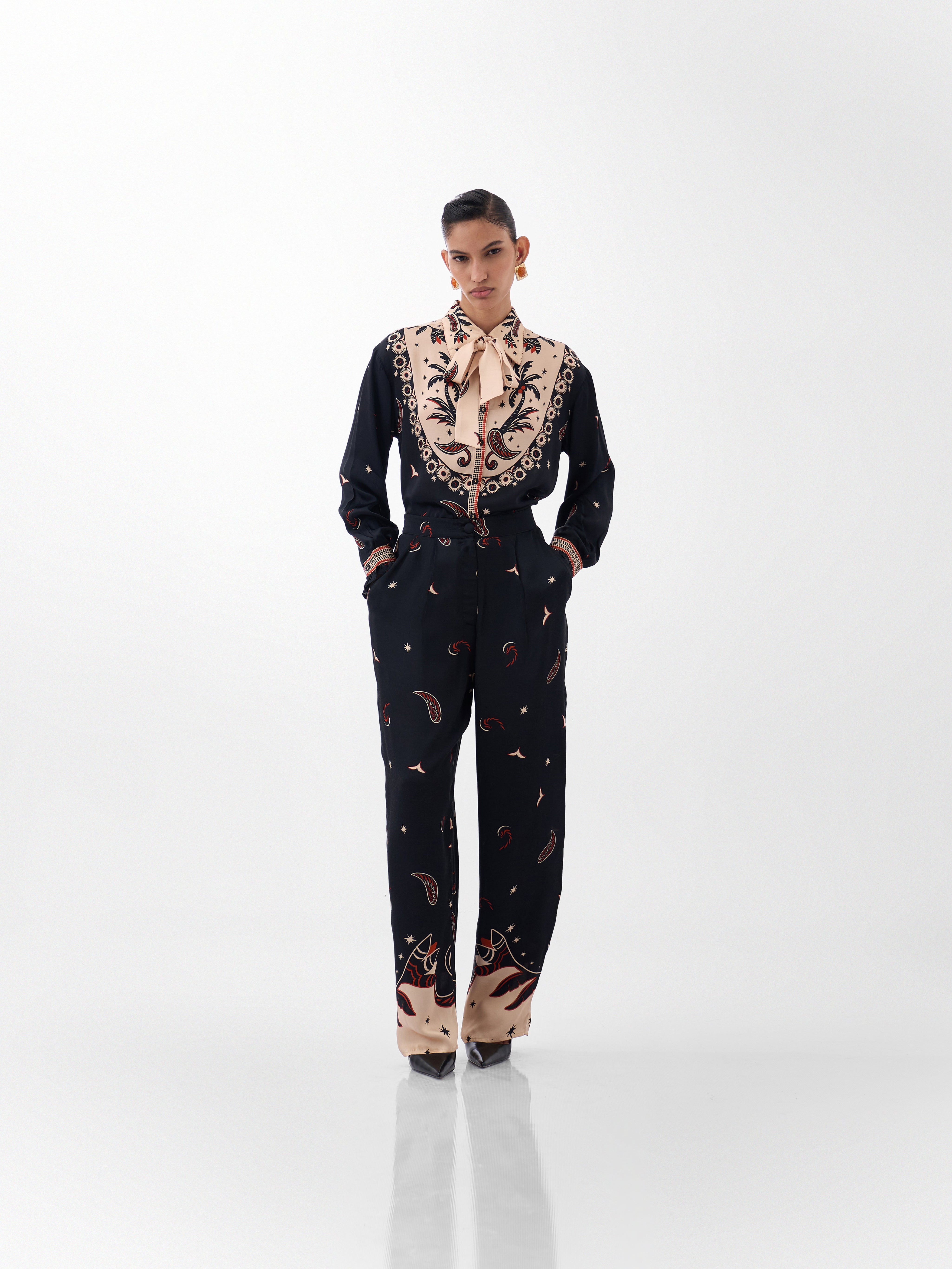 Nocturnal Jungle Print Iris Shirt - NOIB