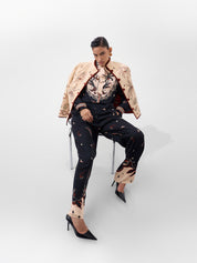 Nocturnal Jungle Print Thais Pants