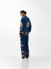 Old Rose Print Thais Pants - NOIB