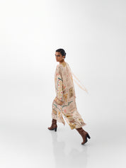 Postcards & Petals Print Adah Kaftan - NOIB