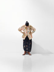 Postcards & Petals Print Xena Cotton Over-Shirt 